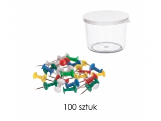 PINEZKA TABLICOWA BECZU�KA A100SZT, ECONOMY, 11MM [opakowanie=48szt] NZWR-DLP