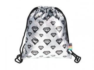 PLECAK NA SZNURKACH SO-11 SILVER DIAMONDS mkmk