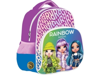 Plecak przedszkolny RAINBOW HIGH SILVER STYLE, AK200 [opakowanie=6szt]