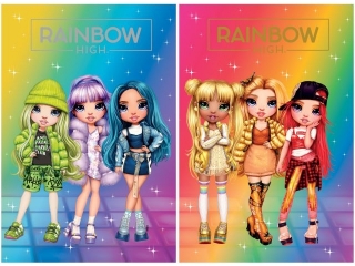 Teczka z gumką A4 ASTRA RAINBOW HIGH