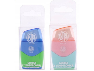 Temperwka z gumk 2w1 ASTRAPEN/ASTRA Pastel Line - 1 szt. PET Box  [opakowanie=24szt]