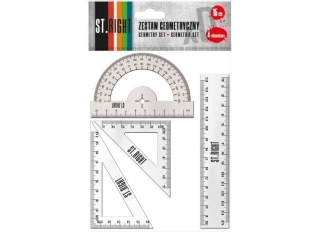 Zestaw geometryczny 4-elementowy 15 cm ST.RIGHT