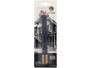 Owek do szkicowania 6B Astra Artea - blister 2 sztuki