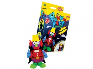 NARA PLASTELINA FUNNY FACES FFS DRACULA 120 g. 4 KOLORY.