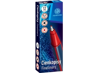 Cienkopis ASTRAPEN trjktny - czerwony