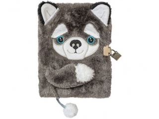 Pamiętnik z kłódką 3D "włochacz" A5, 96k DOG