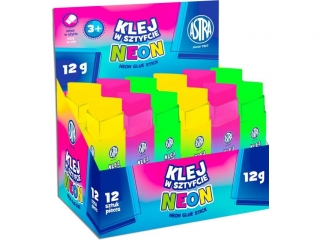 Klej w sztyfcie ASTRA trjktny Neon 12g
