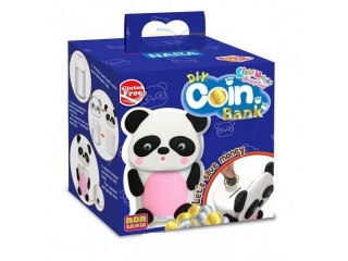 NARA MODELINA KREATYWNA SKARBONKA PANDA 100 g. 3 KOLORY.