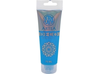 Farba akrylowa DECO ARTEA 75 ml tuba - Neonowy Niebieski
