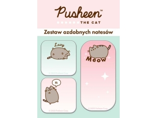 Zestaw 3 notesw ozdobnych 3 elementy PUSHEEN