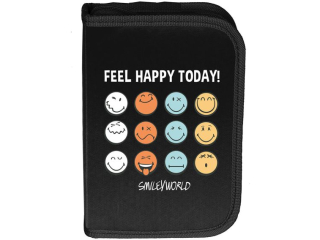 Piórnik bez wyposażenia PASO SMILEY SM25LR-P001BW 19, 5x13x3, 5