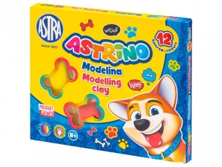 Modelina Astrino 12 kol x 11g  [opakowanie=5szt]