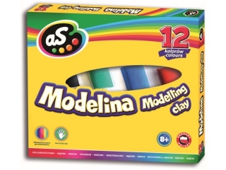 Modelina AS 12 kol x 11g  [opakowanie=5szt]