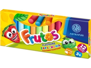 Plastelina zapachowa ASTRA FRUTOS - 12 kolorw  [opakowanie=5szt]