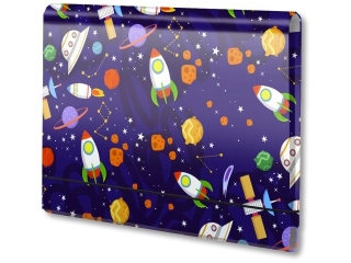 PENMATE TECZKA ŁAMANA A4 NA GUMKĘ RÓŻNE WZORY T 0114 KOSMOS 2