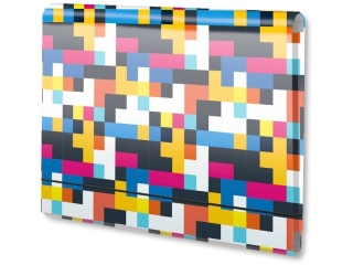 Teczka amana A4 na gumk PENMATE wzory - rubik