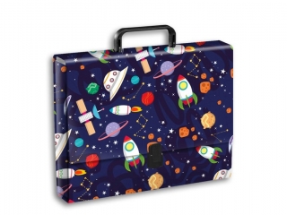 Teczka z rączką A4 PENMATE wzory - Kosmos 2