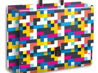 Teczka z rczk B4 Jumbo PENMATE rne wzory T0116 Rubik