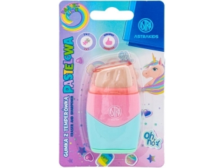 Temperwka i gumka 2w1 ASTRAKIDS Unicorn - 1 szt. blister  [opakowanie=12szt]