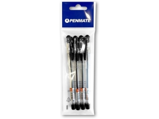 PENMATE D�UGOPIS FLEXI CZARNY 4 SZT. W WORECZKU