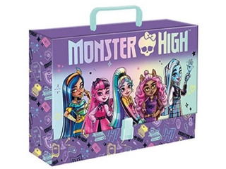 Teczka z rączką A4, XL 33 x 24,8 x 9 cm MONSTER HIGH