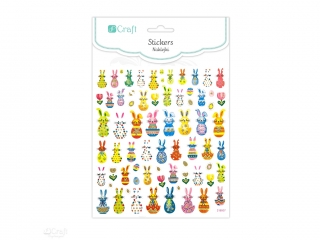 NAKLEJKI - ZAJ�CZKI, 71 SZT [opakowanie=5szt] WLK-DLP