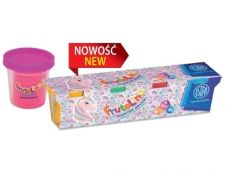 Masa plastyczna Jednorożec Frutolina ASTRAFUN 4 szt x 100 g  Nnowość