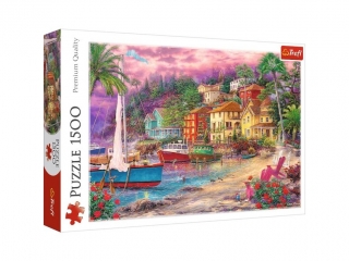 Puzzle 1500 TREFL Na zotych brzegach / Chuck Pinson