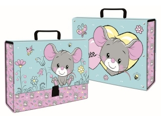 Teczka z rączką A4, XL 33 x 24,8 x 9 cm MOUSE
