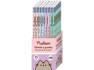 Owki z gumk tuba 72 sztuk HB PUSHEEN