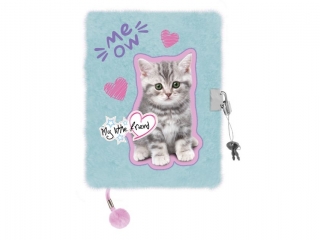 Pamitnik z kdk "wochacz" A5 96 kartek MY LITTLE FRIEND, MINT KITTY