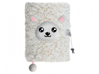 Pami�tnik z k��dk� 3D "w�ochacz" A5 96 kartek MY LITTLE FRIEND, SHEEP