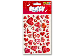 PENMATE KOLORI NAKLEJKI PUFFY SWP-306B HEARTS