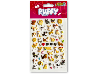 PENMATE KOLORI NAKLEJKI PUFFY SWP-405 I LOVE CAT