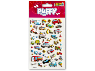 PENMATE KOLORI NAKLEJKI PUFFY SWP-406 CARS