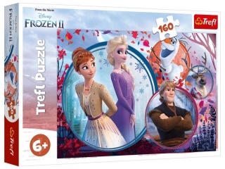 Puzzle 160 TREFL Kraina Lodu - Siostrzana przygoda