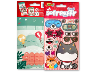 PENMATE KOLORI NAKLEJKI PUFFY SWP-3603 FUN WITH DOGGI