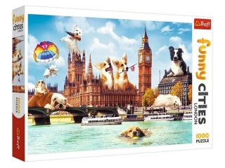 Puzzle 1000 TREFL Funny Cities - Psy w Londynie