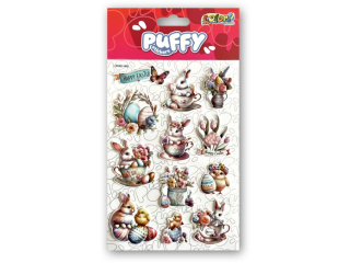 PENMATE KOLORI NAKLEJKI PUFFY PUFE-1005 EASTER BASKET