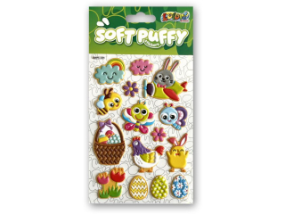 PENMATE KOLORI NAKLEJKI PUFFY SWPE-3206 HAPPY EASTER II