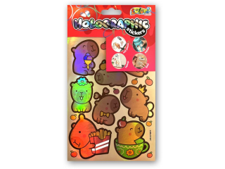 PENMATE KOLORI NAKLEJKI HOLOGRAPHIC LGS-5101 CAPYBARA