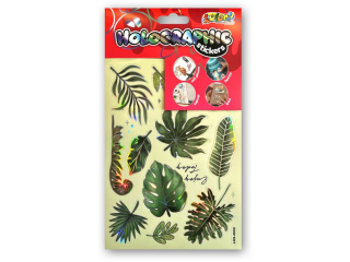 PENMATE KOLORI NAKLEJKI HOLOGRAPHIC LGS-4002 LEAVES