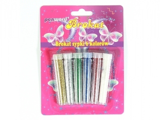 BROKAT SYPKI 6 KOLORW GL06MIX a6