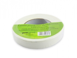 TAŚMA DWUSTRONNA PIANKOWA 24mm/10Y ART.2410Y