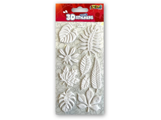 PENMATE KOLORI NAKLEJKI 3D MODEL WHITE SWP-3702 LEAVES