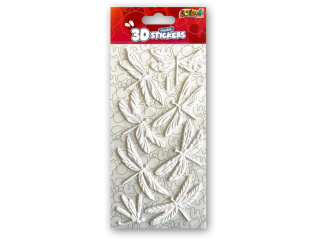 PENMATE KOLORI NAKLEJKI 3D MODEL WHITE SWP-3705 DRAGONFLIES