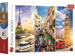 Puzzle 4000 TREFL Wycieczka po Europie