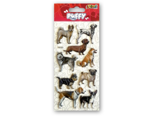 PENMATE KOLORI NAKLEJKI PUFFY PUF-5701 DOGS