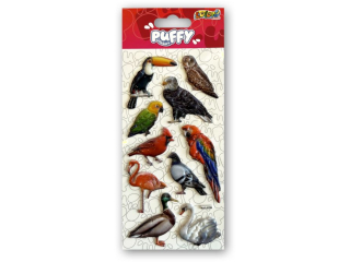 PENMATE KOLORI NAKLEJKI PUFFY PUF-5706 BIRDS