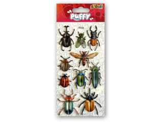 PENMATE KOLORI NAKLEJKI PUFFY PUF-5707 INSECTS